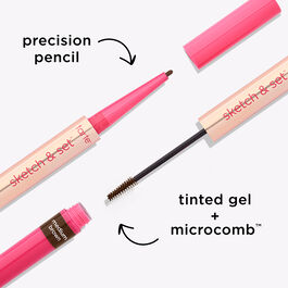 travel-size sketch & set™ brow pencil & tinted gel image number null
